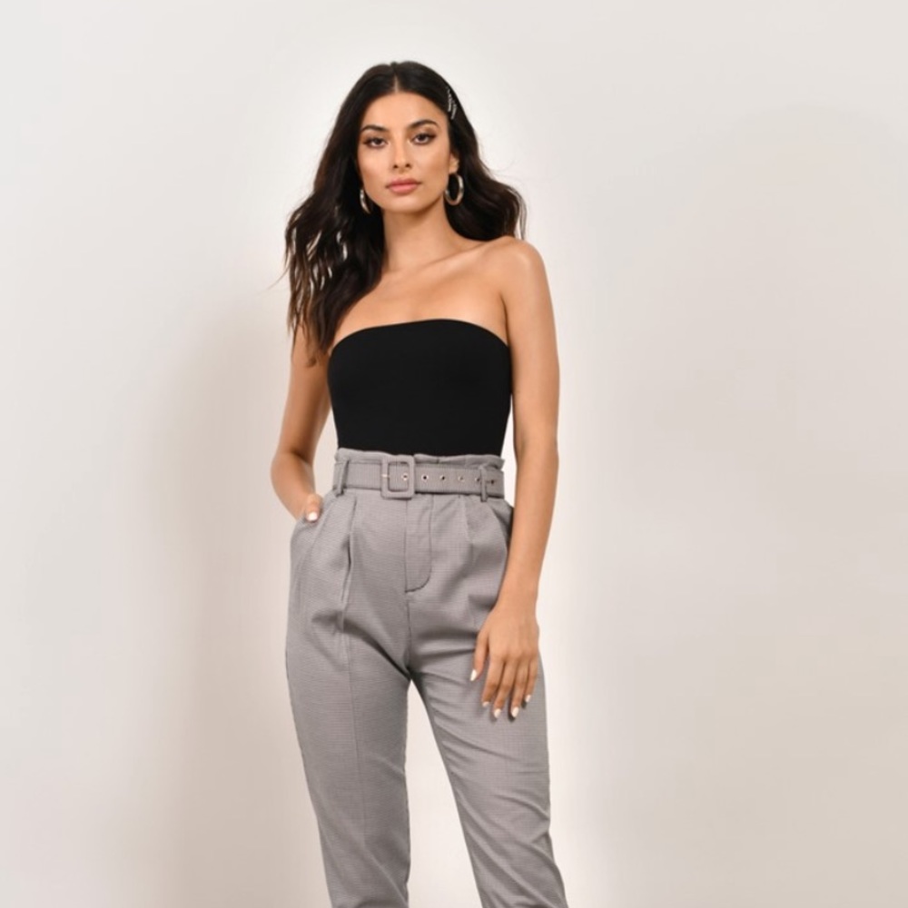 Black Strapless bodysuit